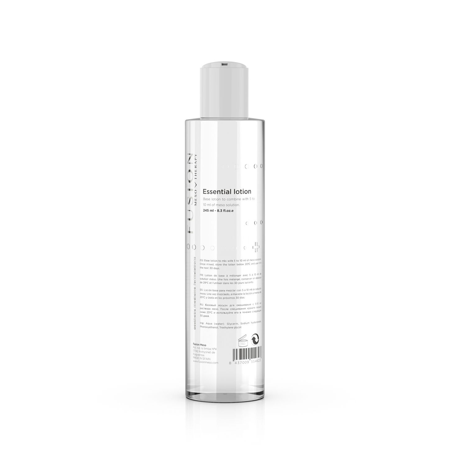 FUSION MESOTHERAPY losjonas su hialurono rūgštimi