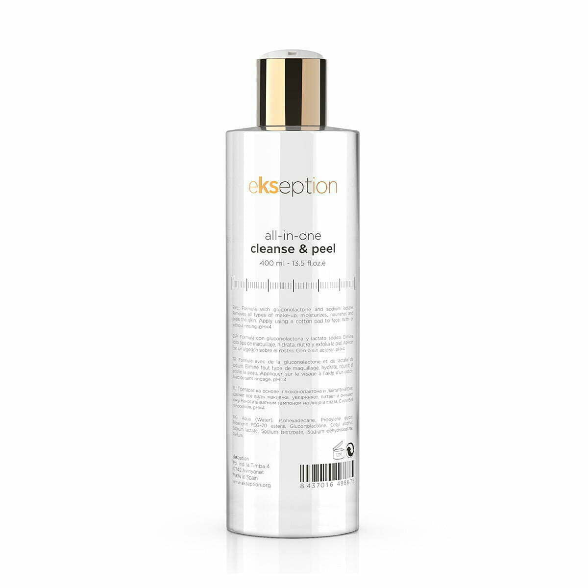 EKSEPTION kreminis prausiklis su PHA rūgštimis