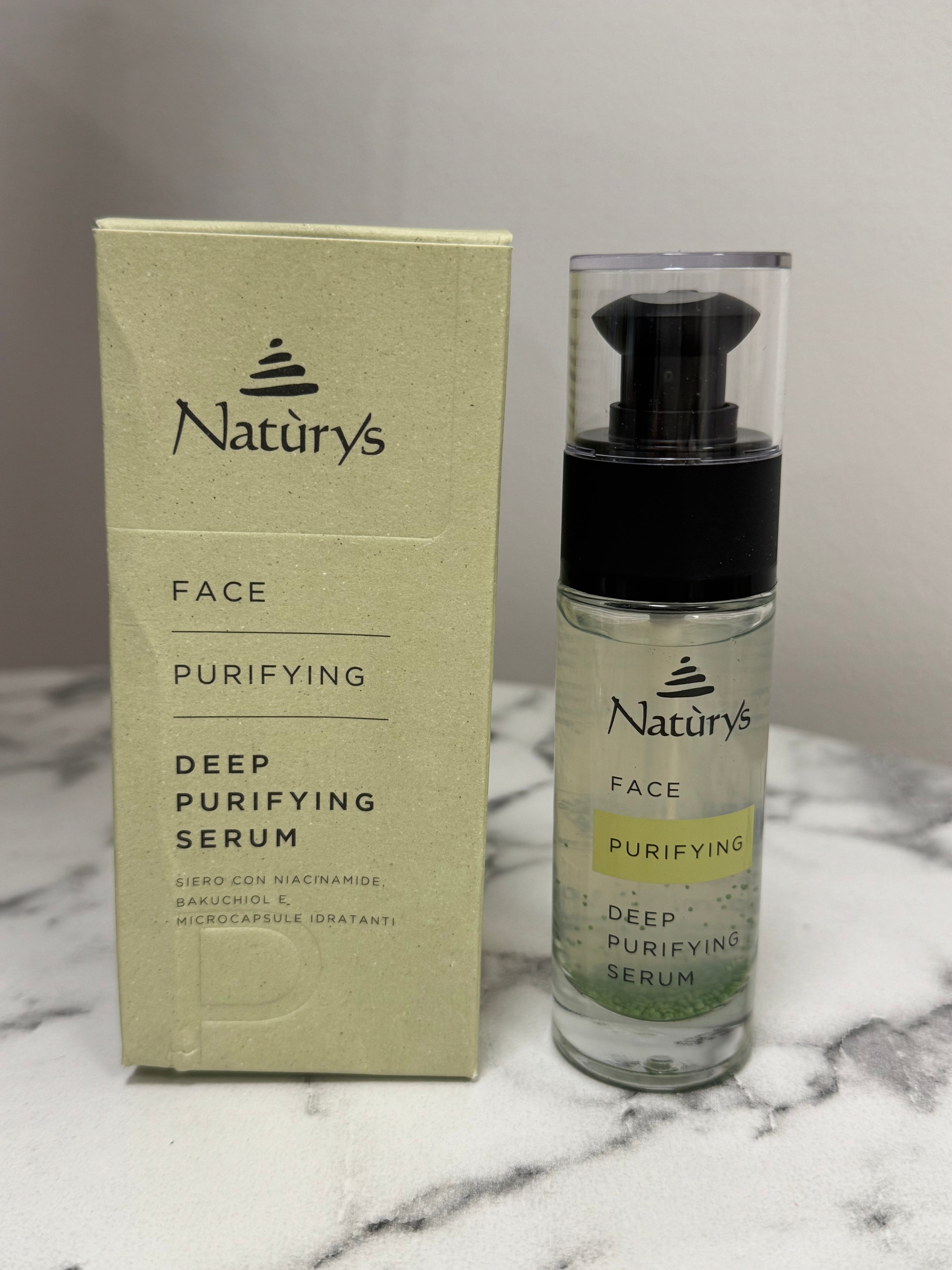 NATURYS gilaus valomojo poveikio serumas riebiai, probleminei odai