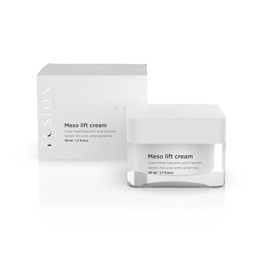 FUSION MESOTHERAPY regeneruojamasis priešraukšlinis kremas