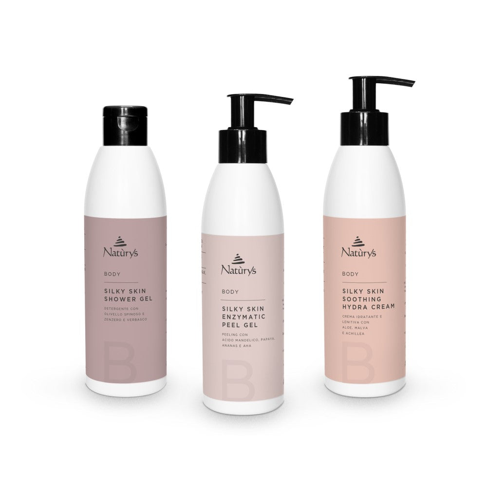 NATURYS švelnios odos rinkinys kūnui