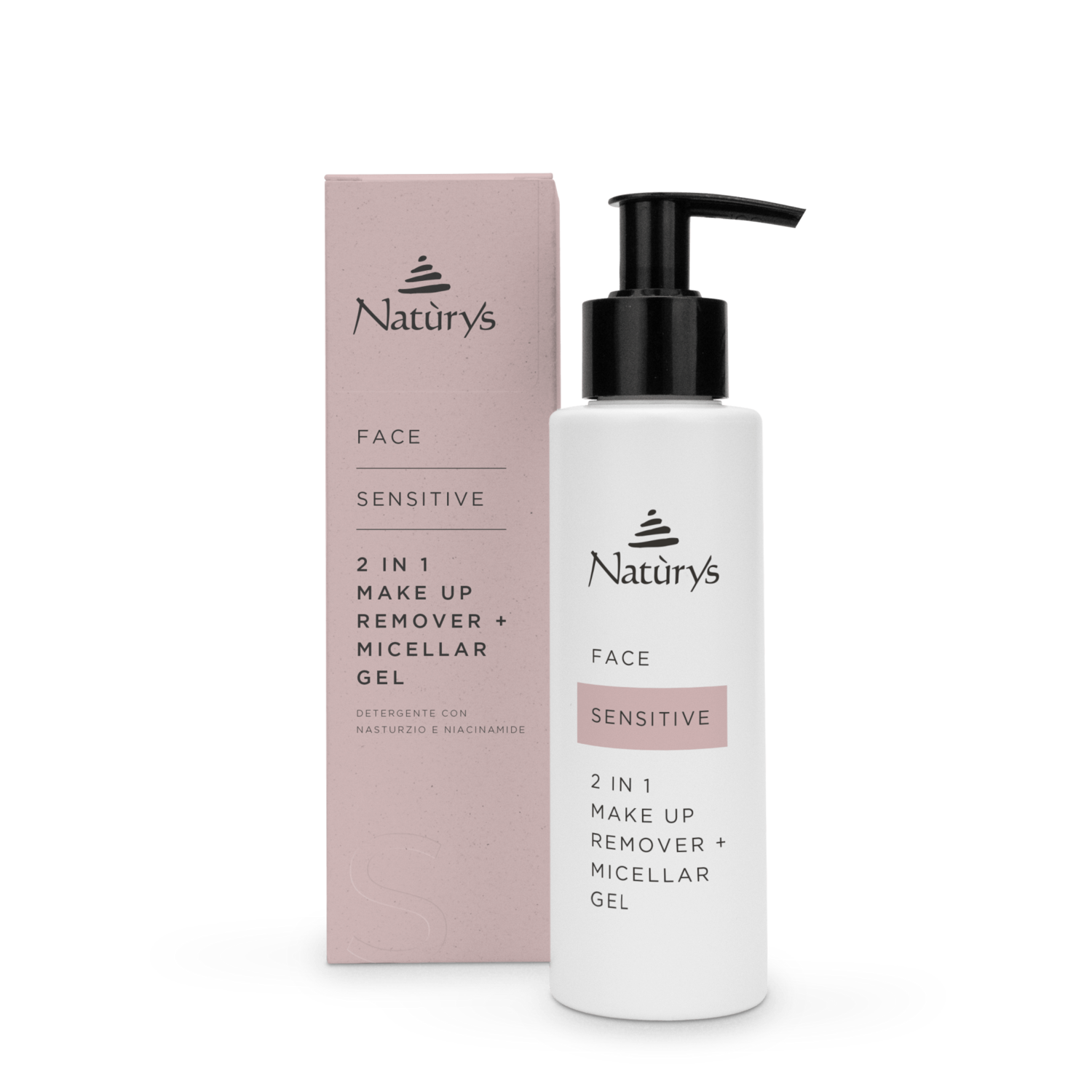 NATURYS gelinis makiažo ir veido prausiklis