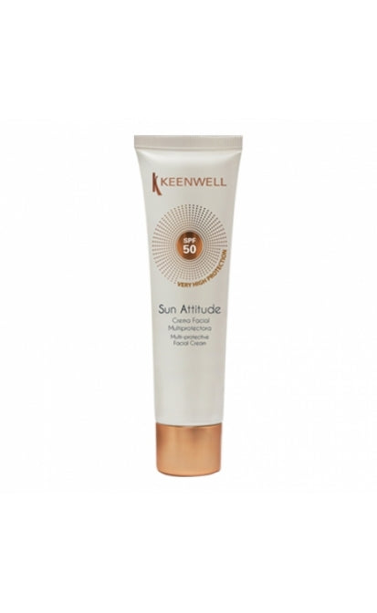 KEENWELL SUN ATTITUDE APSAUGINIS KREMAS VEIDUI SPF 50